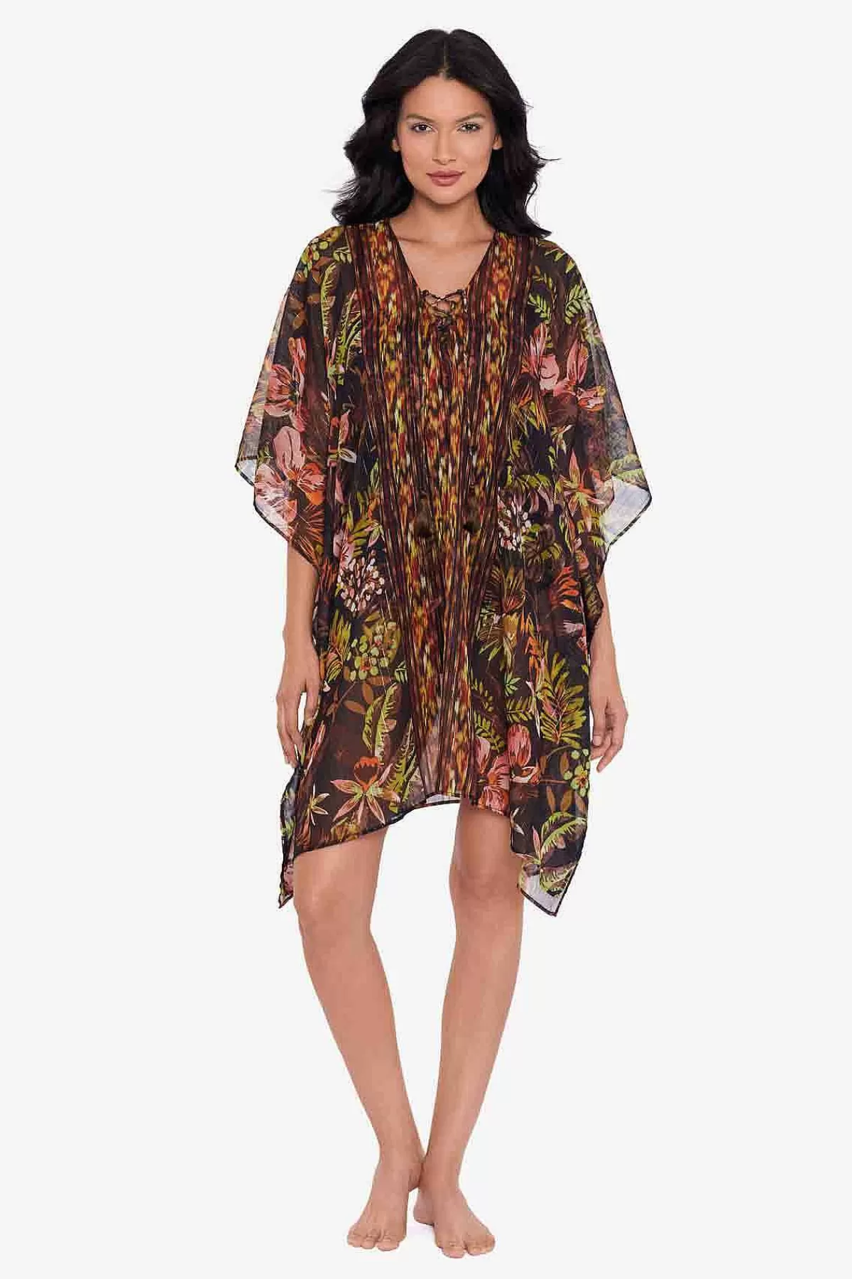 Clearance Botanico Caftan Zwembedekking Vrouwen Cover-Ups