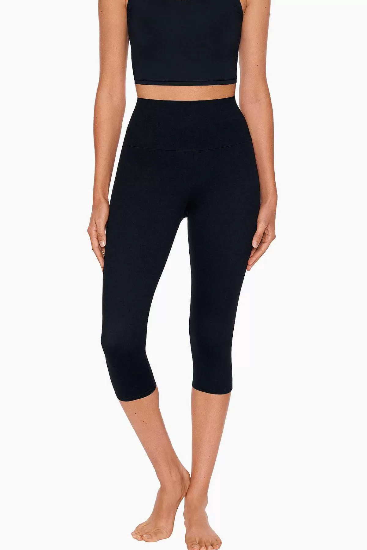 Discount Capri-Legging Met Hoge Taille Vrouwen Stevig