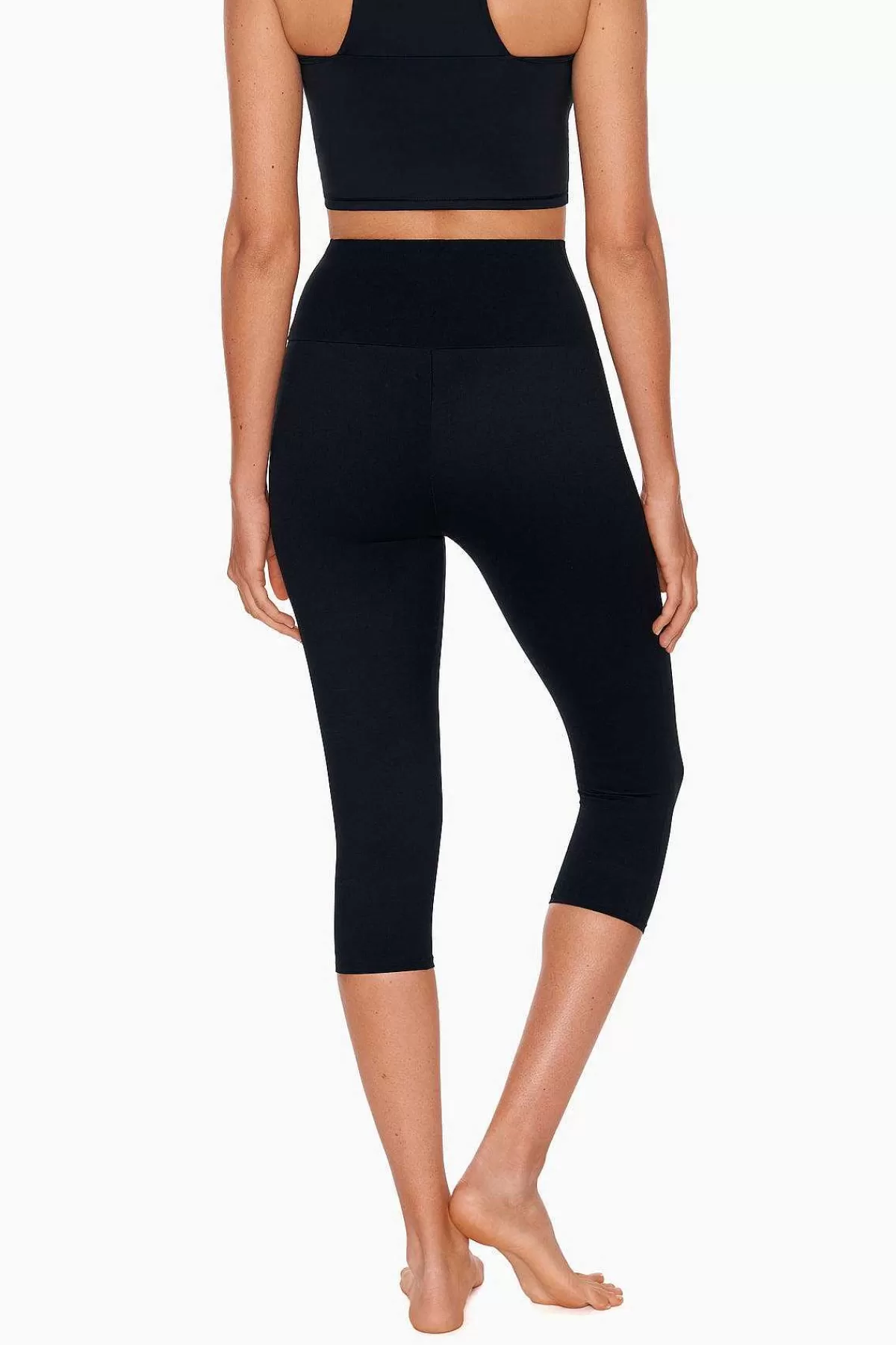 Discount Capri-Legging Met Hoge Taille Vrouwen Stevig
