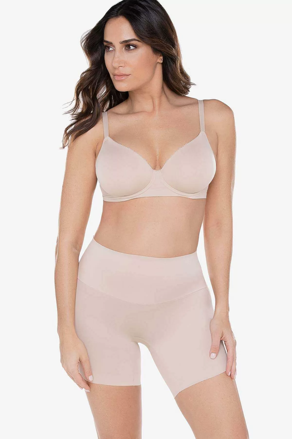 Store Comfortabele Curves Fietsbroek Met Stevige Controle-Taille Vrouwen Shapewear