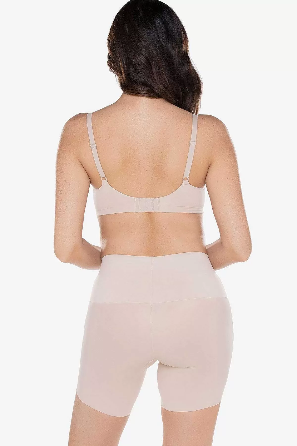 Store Comfortabele Curves Fietsbroek Met Stevige Controle-Taille Vrouwen Shapewear
