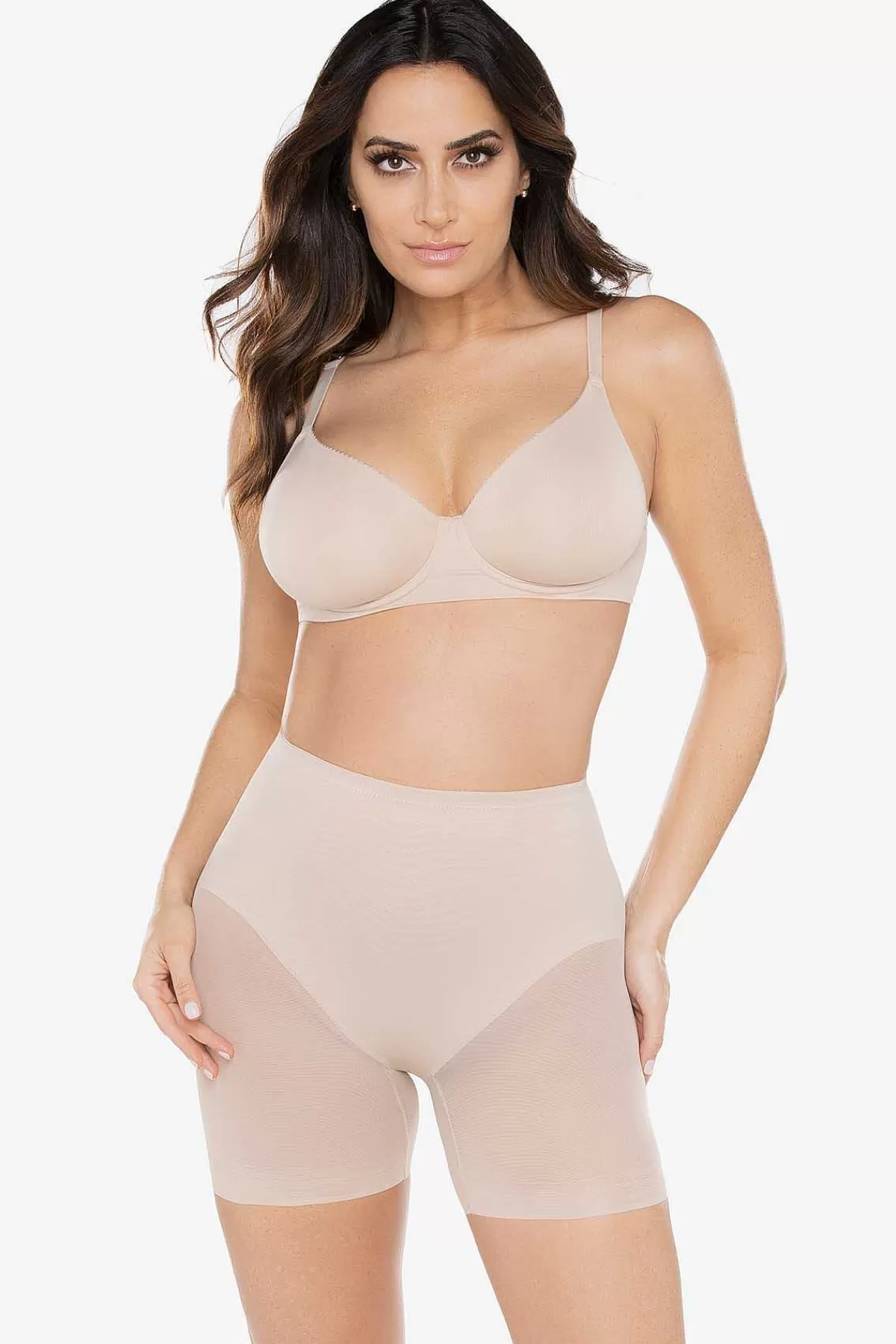 Fashion Doorzichtige Derriere X-Firm Lift Boyshort Vrouwen Ondergoed
