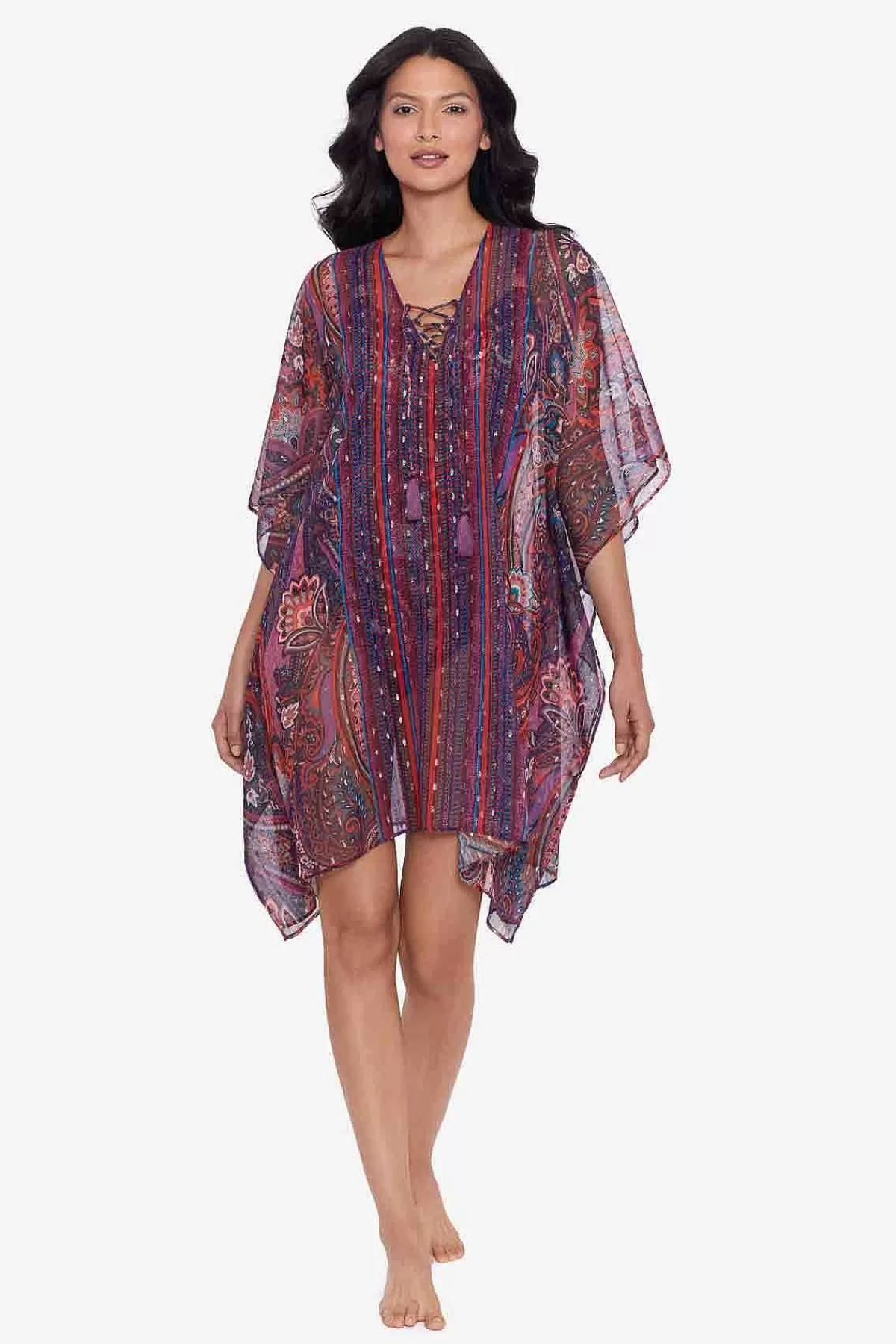 Shop Dynastie Kaftan Zwembedekking Vrouwen Cover-Ups