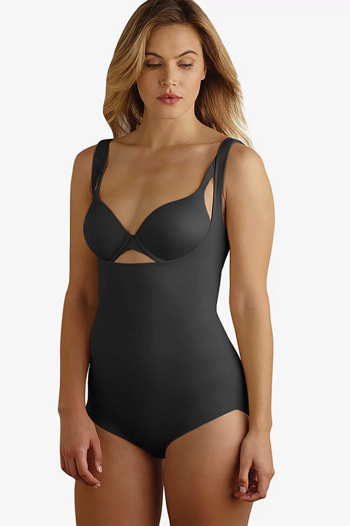 Fashion Firm Control Torsette Body Briefer Met "Back Magic" Vrouwen Lichaamspakken