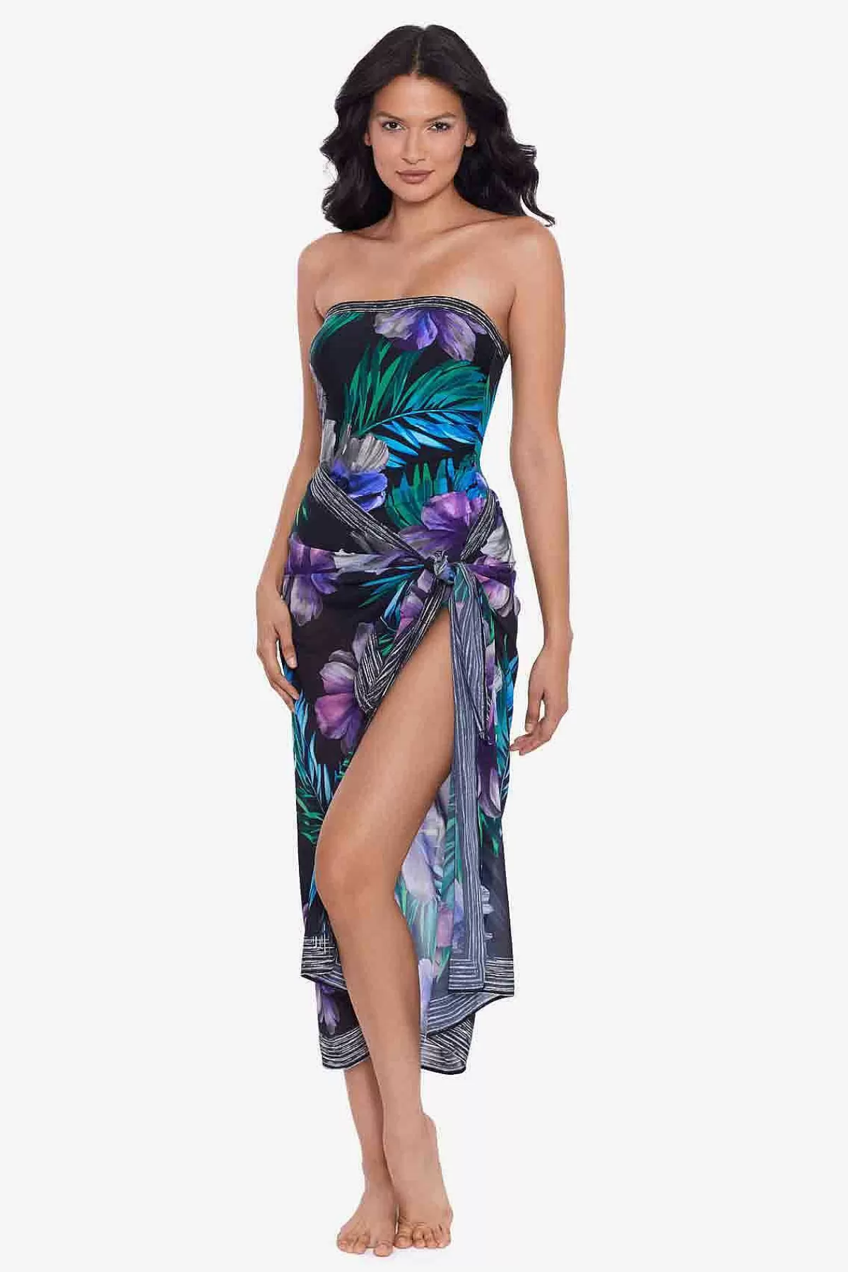Online Flora Aura Sjaal Pareo Swim Cover Up Vrouwen Cover-Ups
