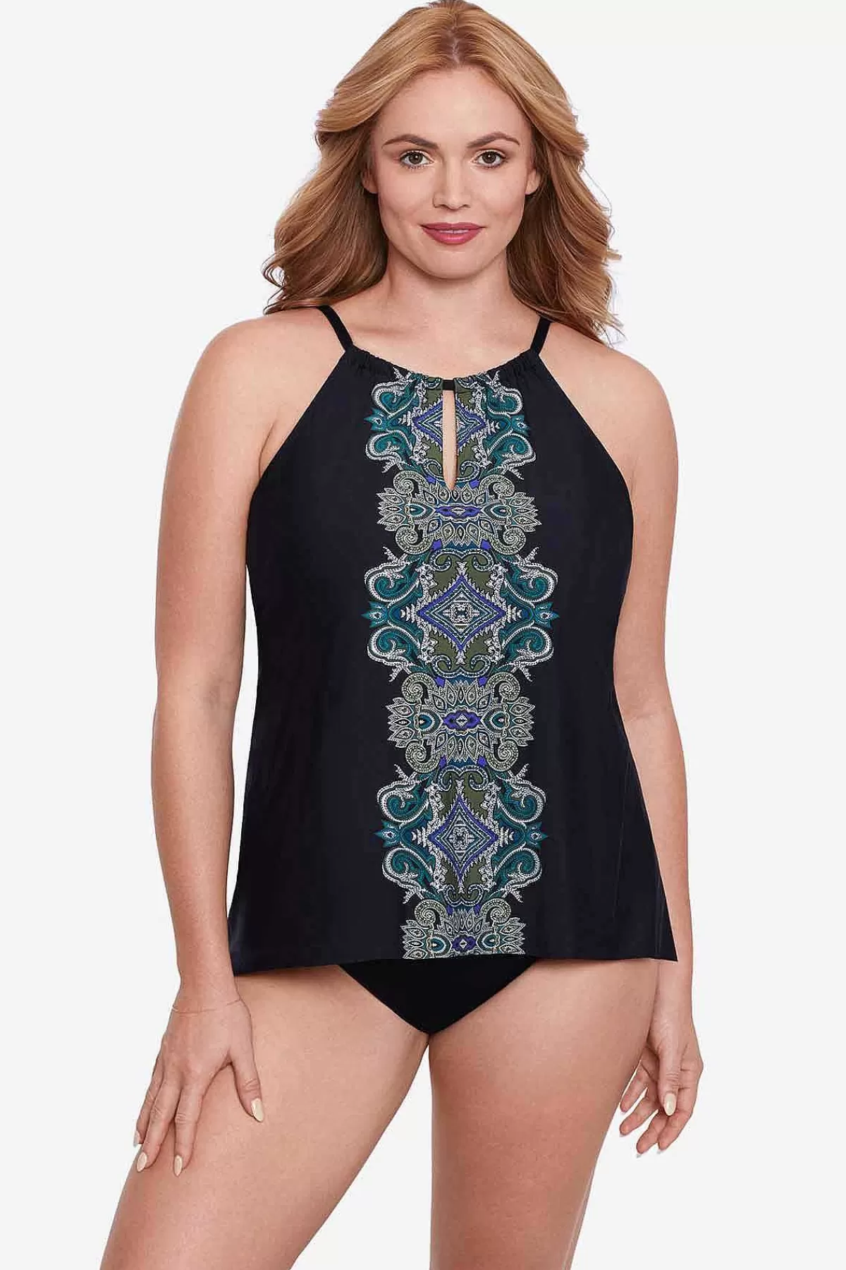 Best Sale Grote Maat Precioso Kijkgaatje Tankinitop Vrouwen Tankini-Topjes