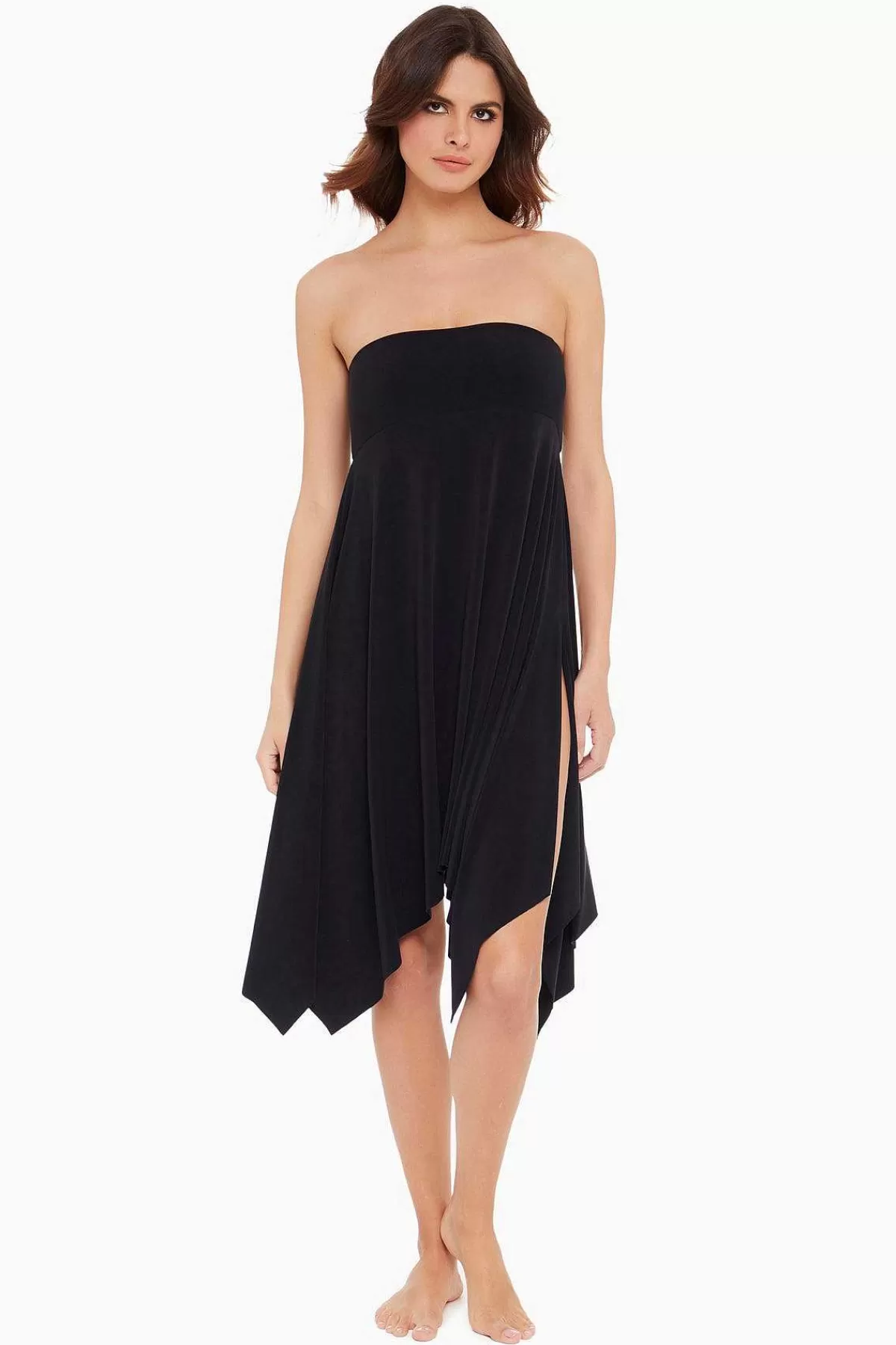 Cheap Jersey Zakdoek Converteerbare Rokjurk Swim Cover Up Vrouwen Cover-Ups