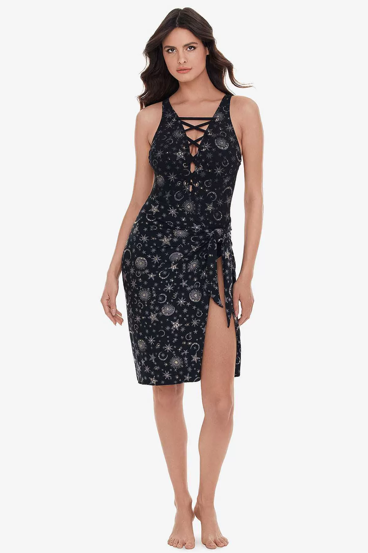 Clearance Lucky Stars Sarong Zwemkleding Vrouwen Cover-Ups