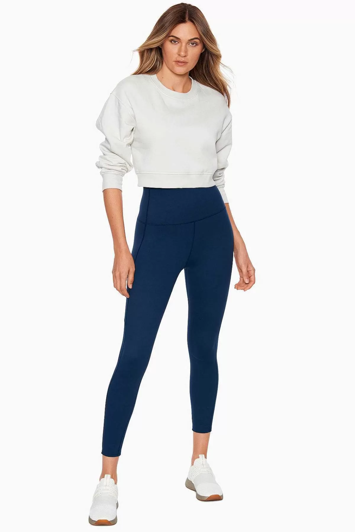 Flash Sale Miracle Jeans® Navy Stitch Tummy Control Prestatie-Legging Vrouwen Stevig