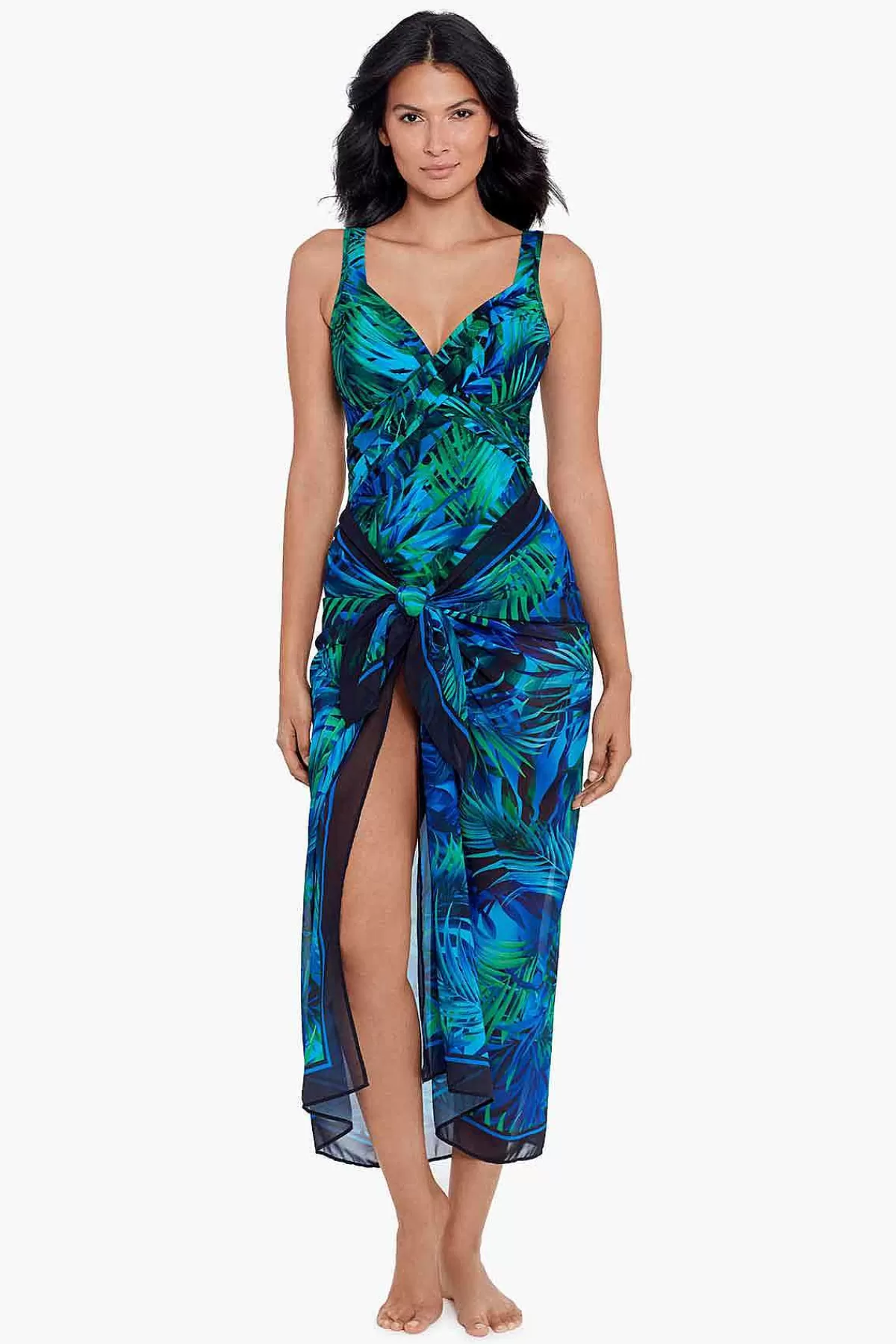 Cheap Palm Reeder Sjaal Pareo Swim Cover Up Vrouwen Cover-Ups