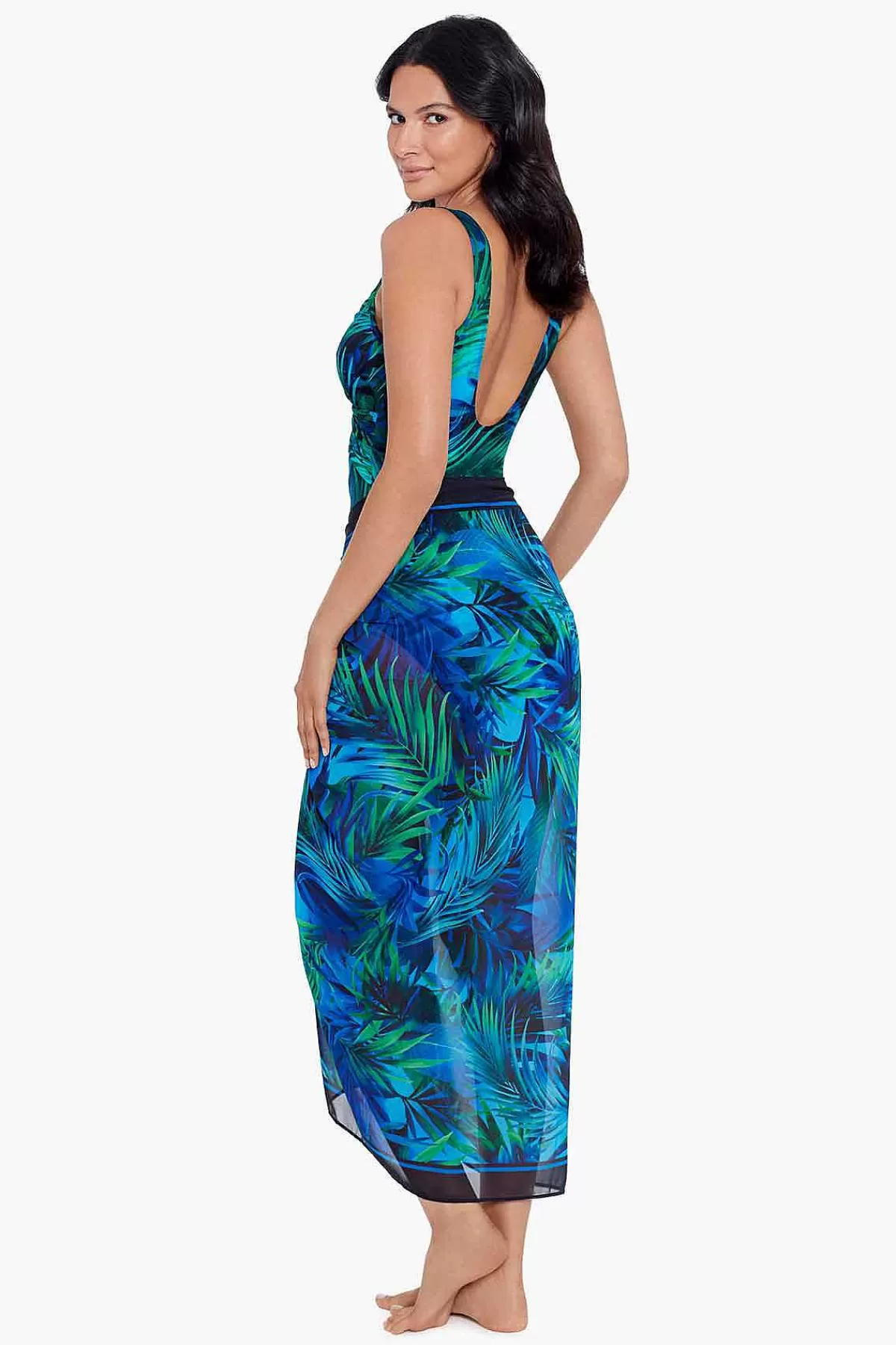 Cheap Palm Reeder Sjaal Pareo Swim Cover Up Vrouwen Cover-Ups