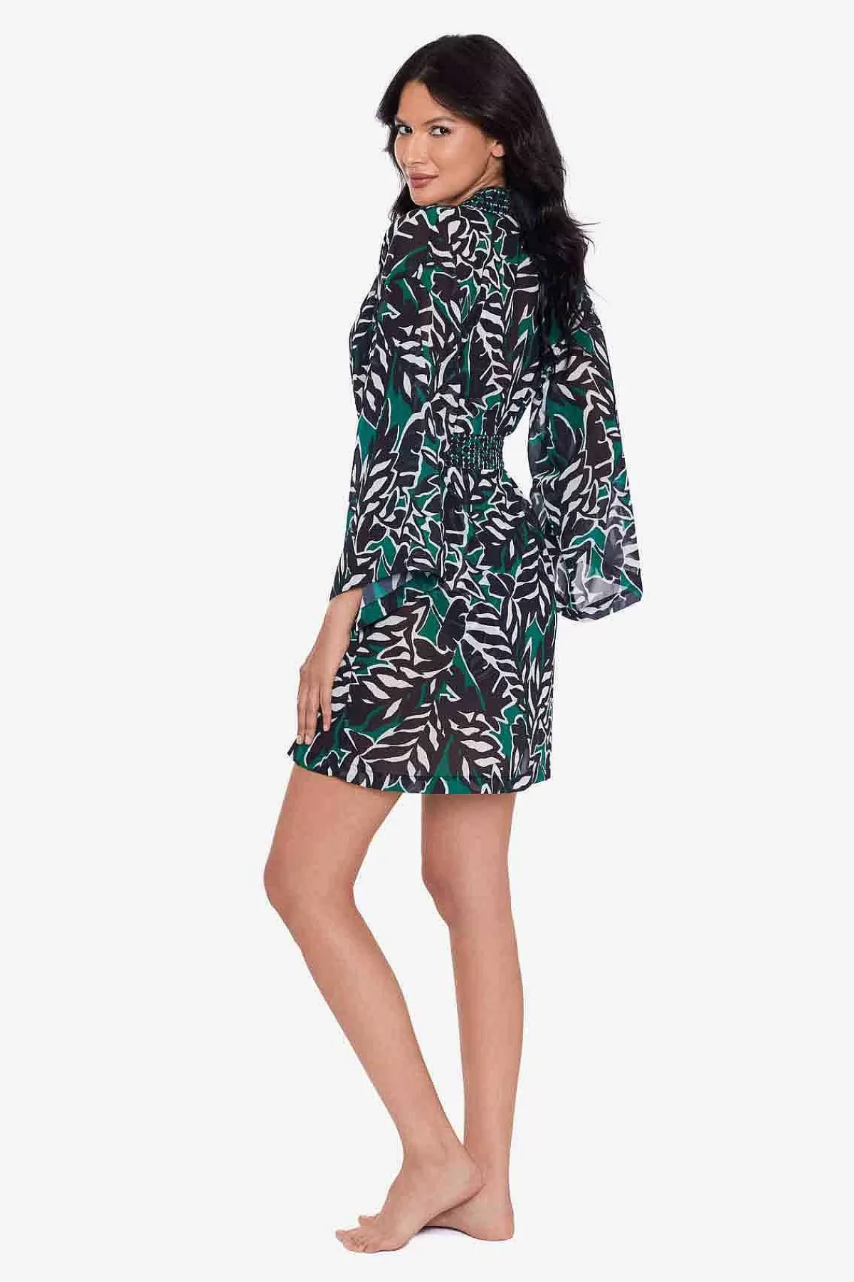 Clearance Palma Verde Kimono Zwembedekking Vrouwen Cover-Ups