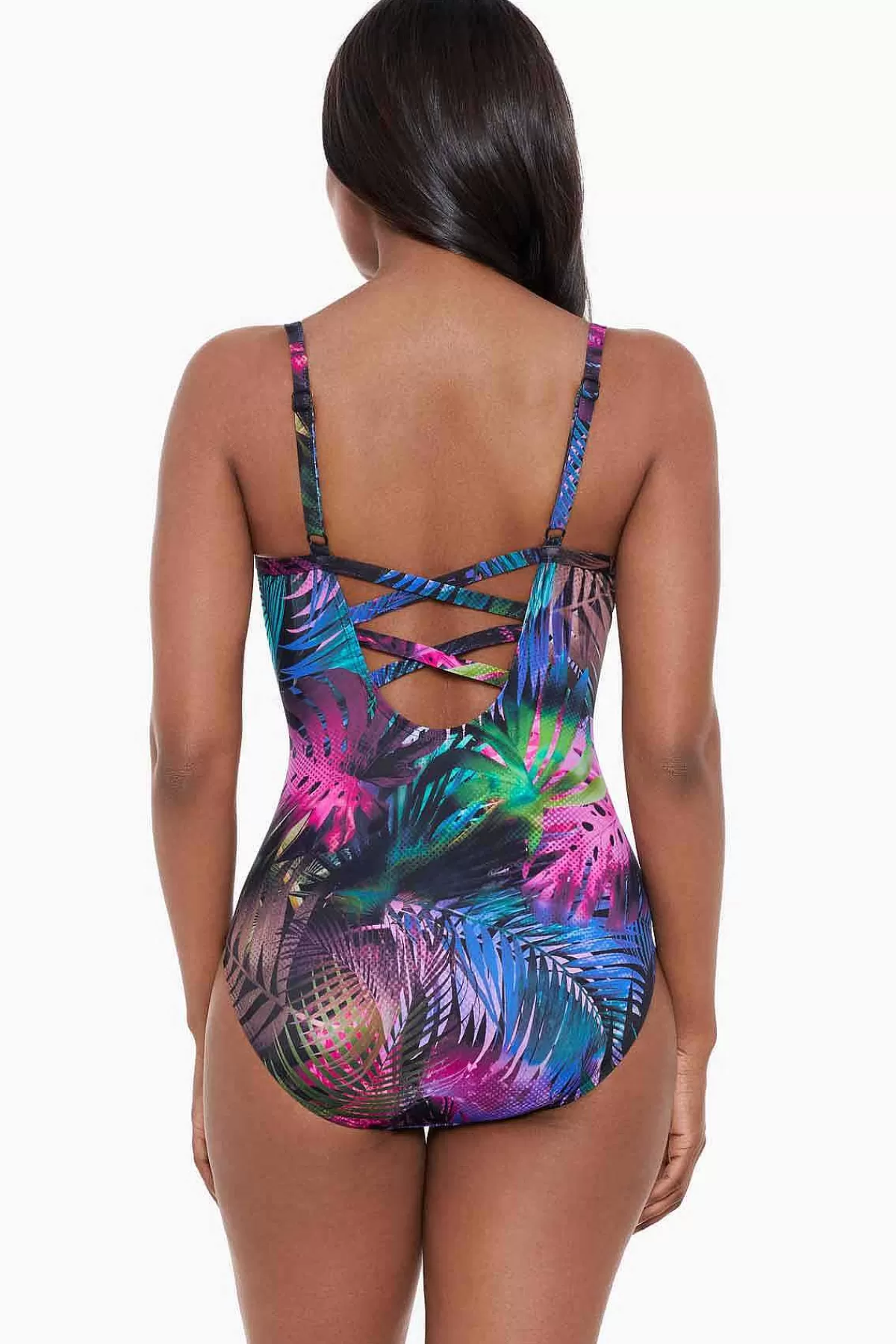 Fashion Pixel Palmas Bonita Badpak Uit Een Stuk Vrouwen Een Stuk