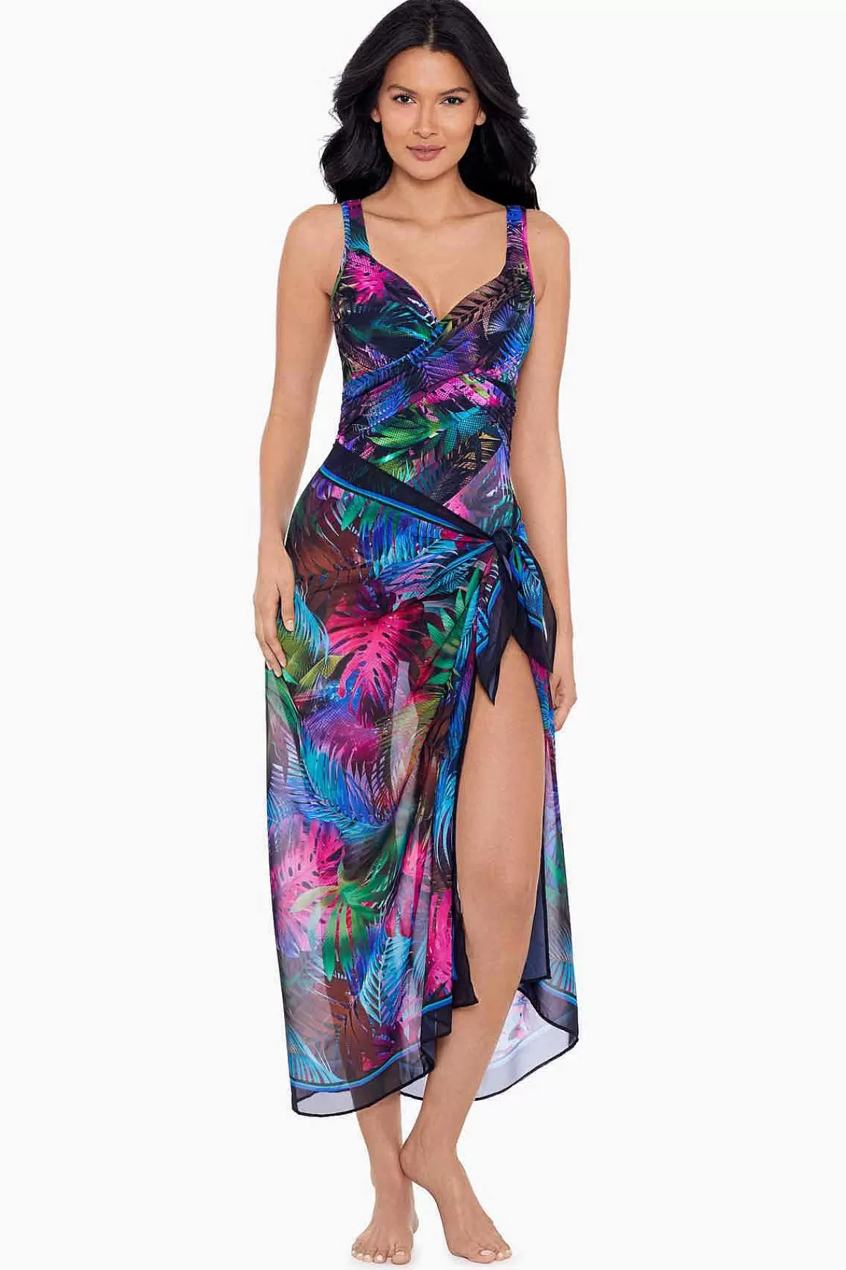 Hot Pixel Palmas Sjaal Pareo Swim Cover Up Vrouwen Cover-Ups