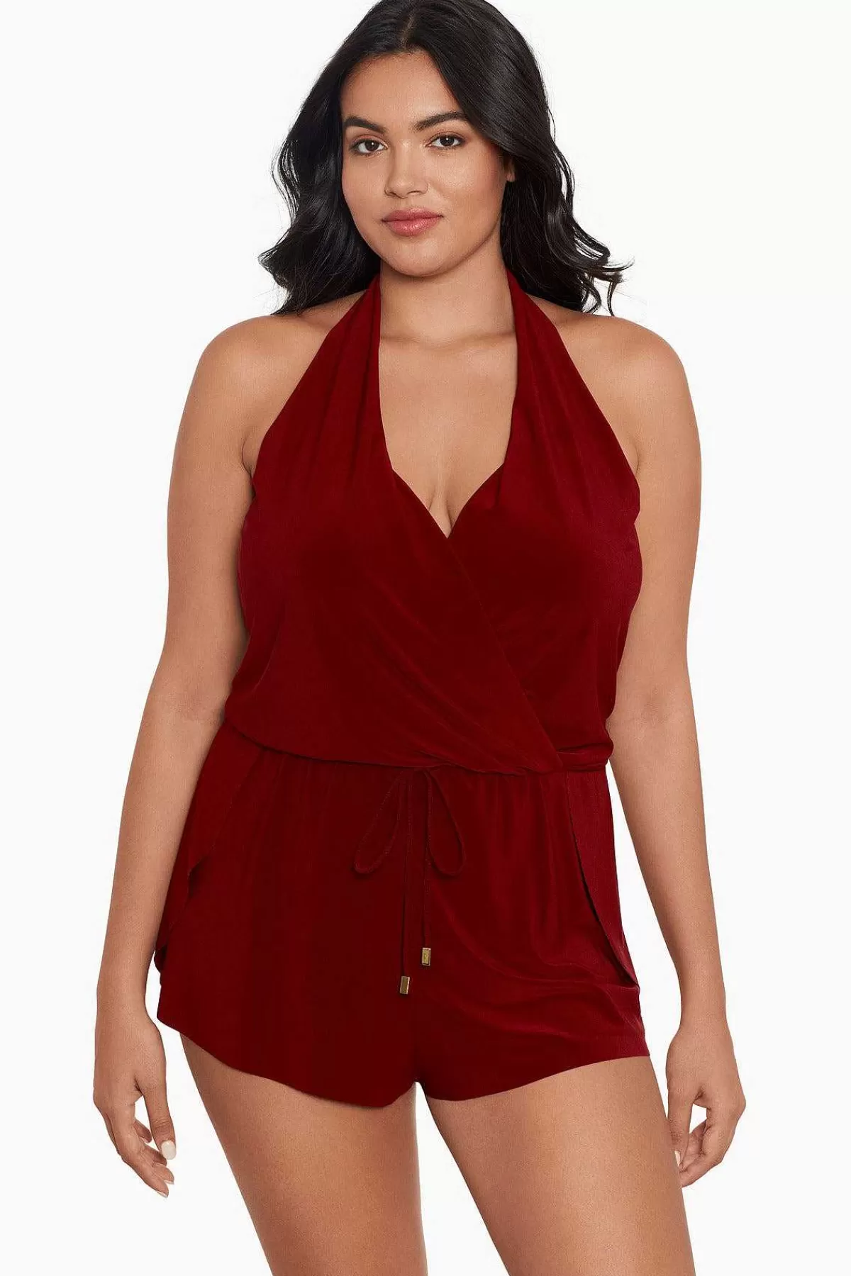 New Plus Size Bianca Eendelig Romperbadpak Vrouwen Zwemjurk