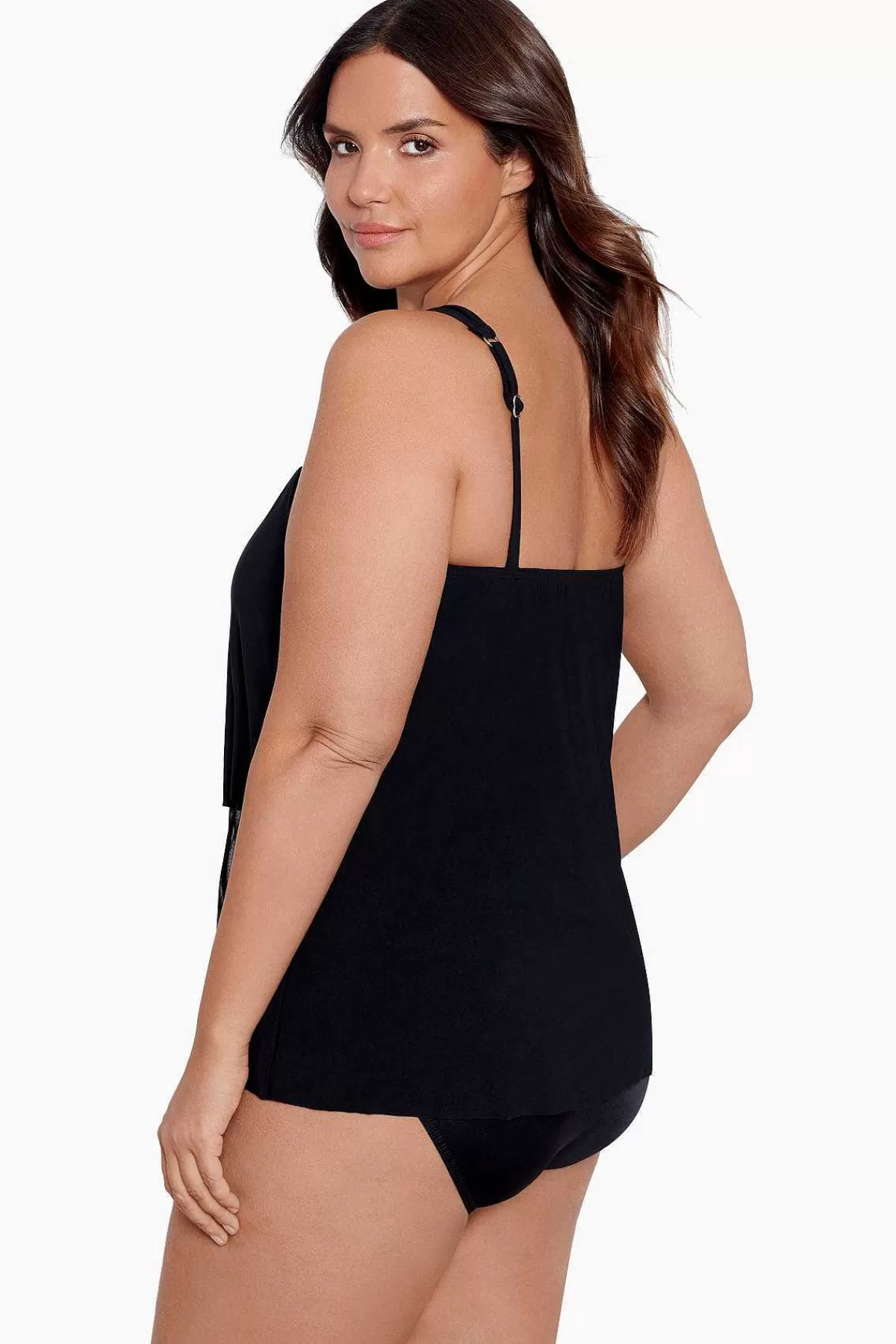 New Plus Size Illusionisten Mirage Tankinitop Met Beugel Vrouwen Tankini-Topjes