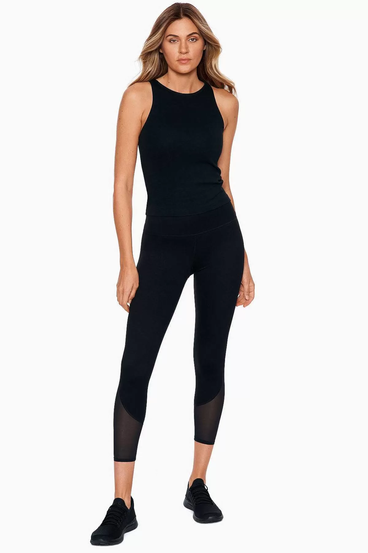 Cheap Prestaties Mesh Uitgesneden Legging Vrouwen Bijgesneden