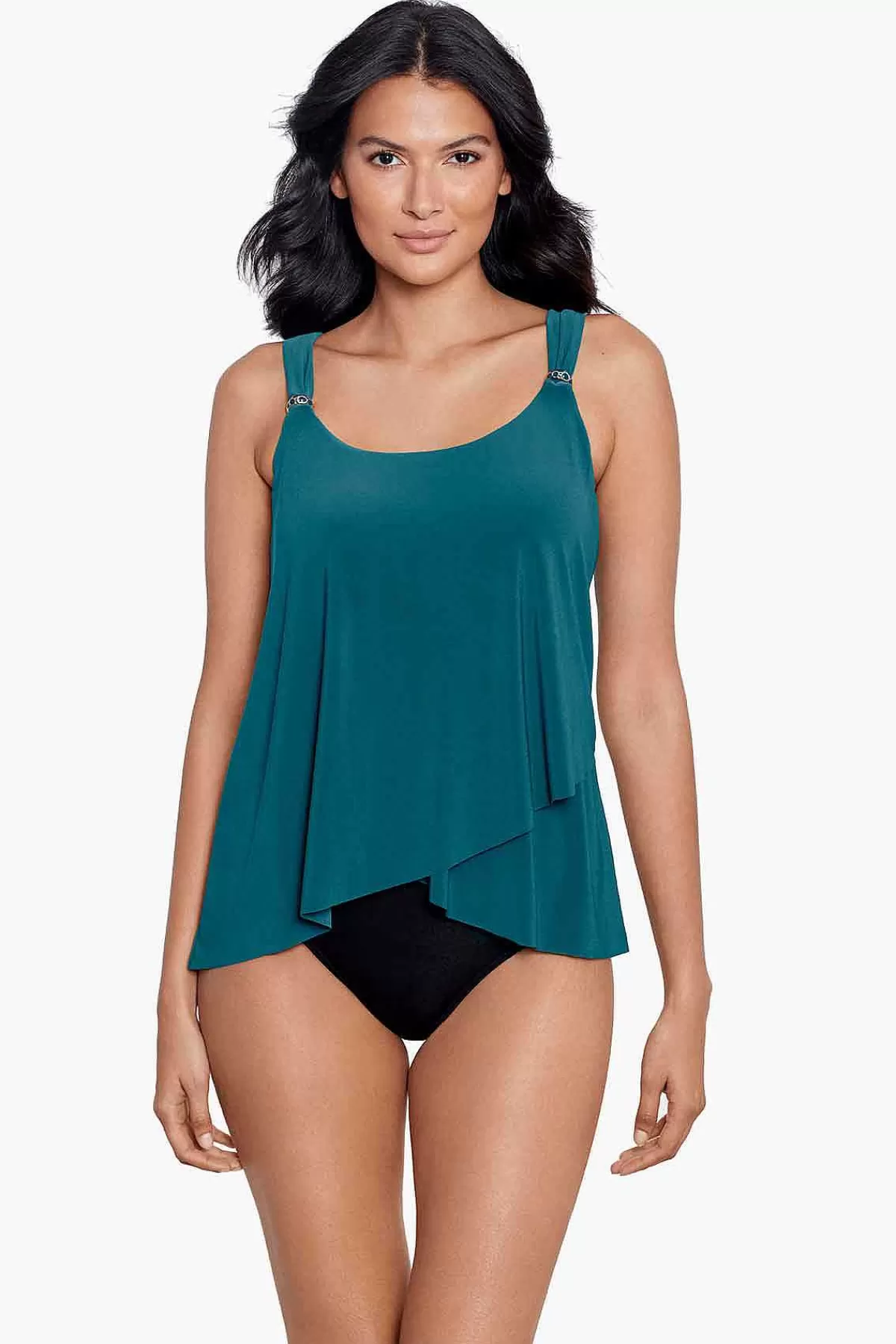 Fashion Razzle Dazzle Tankinitop Met Beugel, Dd-Cup Vrouwen Tankini-Topjes