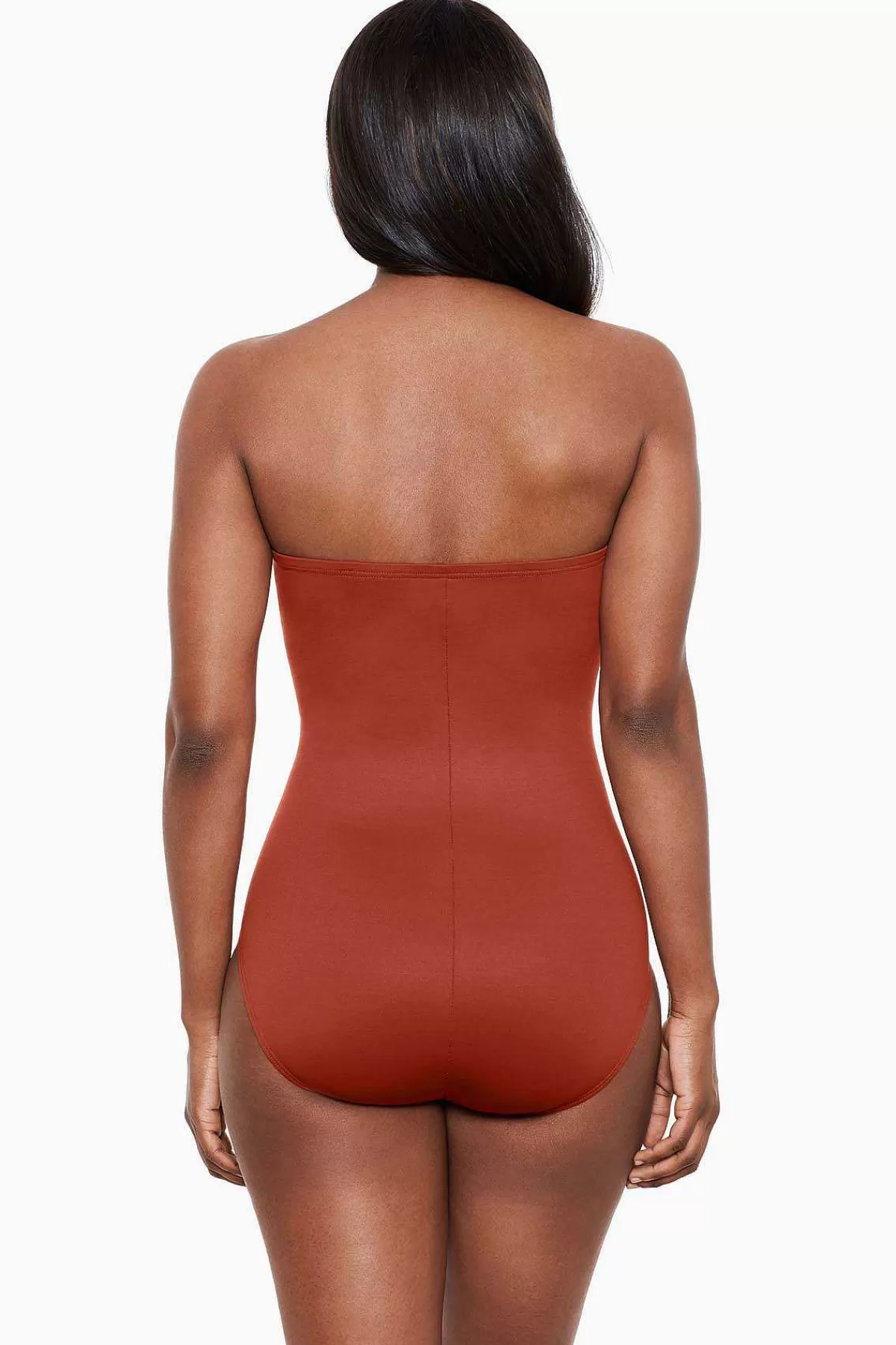 Clearance Rock Solid Madrid Bandeau-Badpak Uit Een Stuk Vrouwen Bandeau