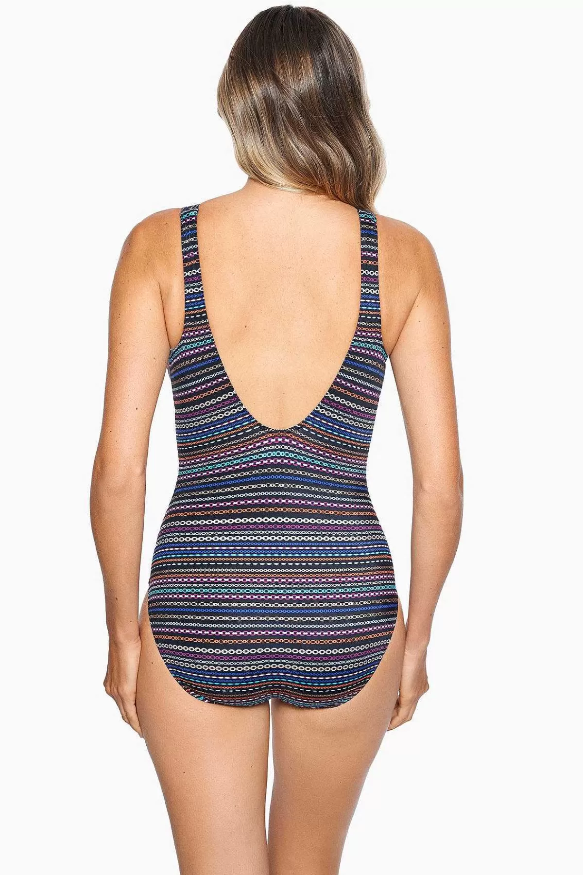 Fashion Shimmer Links Odyssey Badpak Uit Een Stuk Vrouwen Een Stuk