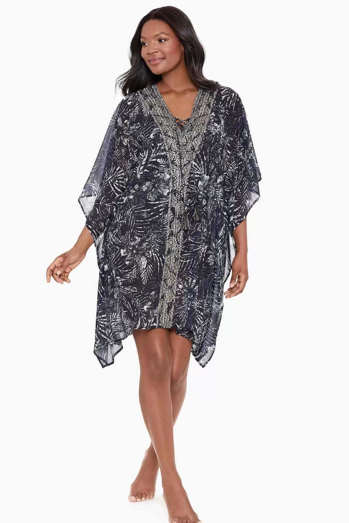 Fashion Zahara Kaftan Zwembedekking Vrouwen Cover-Ups